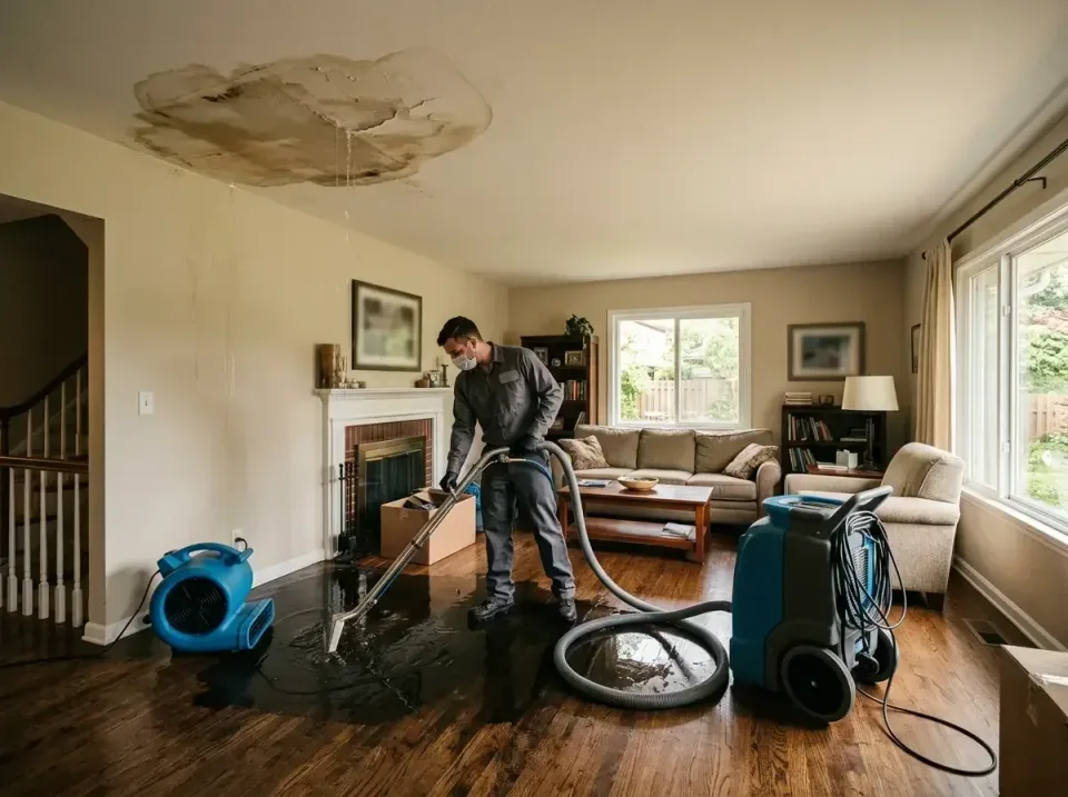 attic-pipe-burst-ceiling-drip-008 — frequently asked questions, Water Damage Restoration & Carpet Care in Sterling, AK